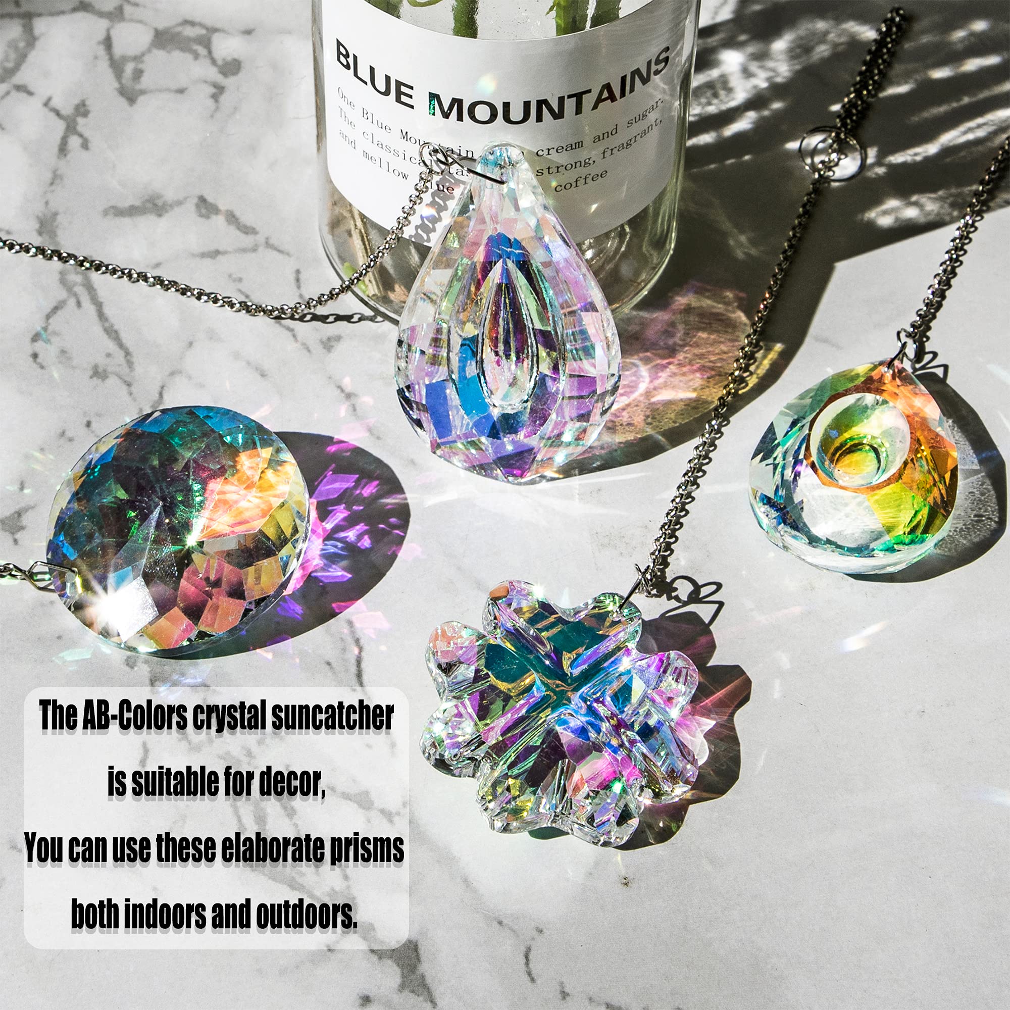 hdcrystalgifts crystal prisms rainbow maker reflect light beautifully in sunlight