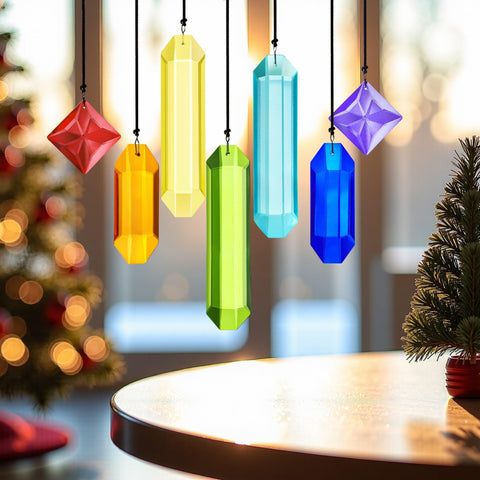 HDCRYSTALGIFTS easy-install hanging string for quick setup