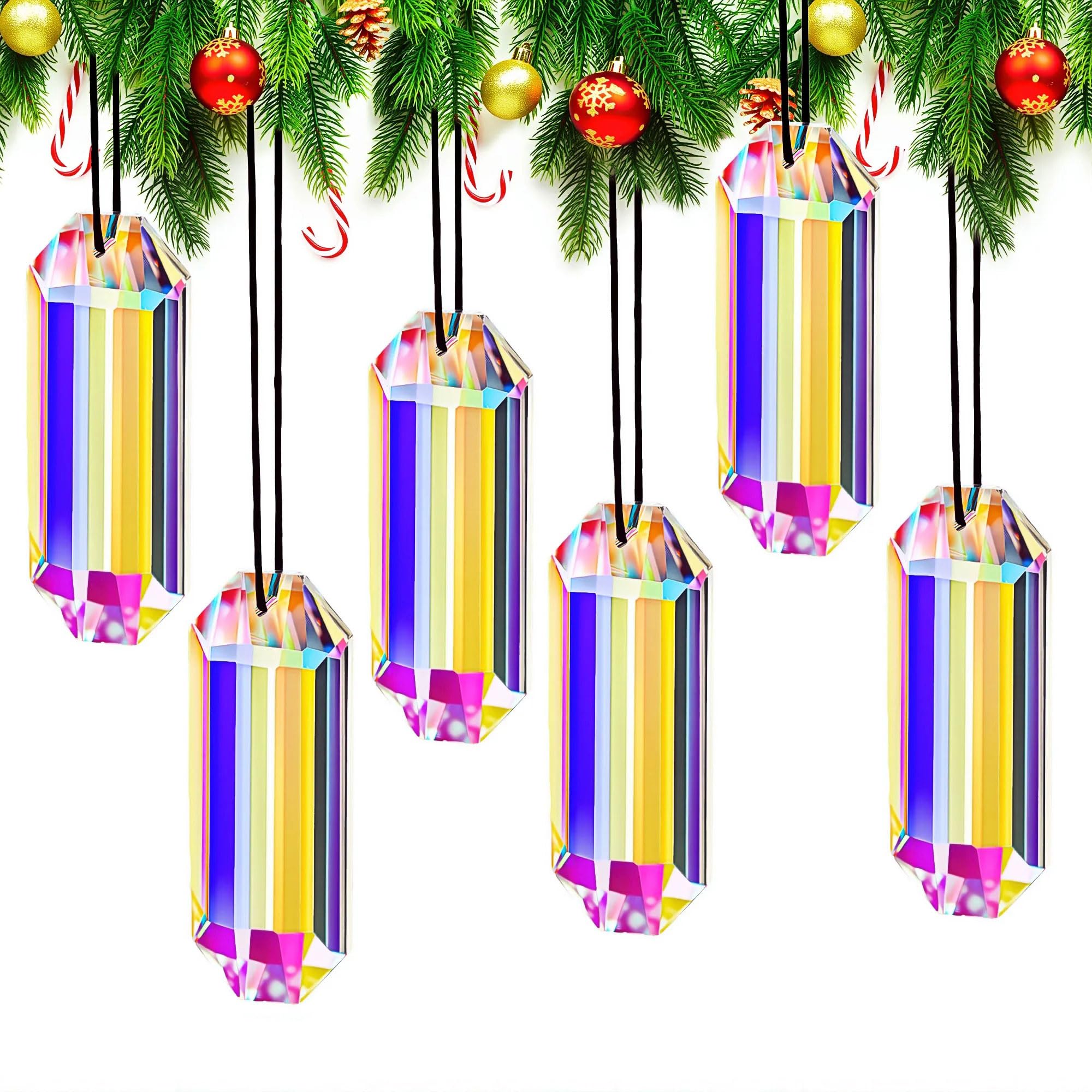 HDCRYSTALGIFTS elegant window prism creates daily rainbows