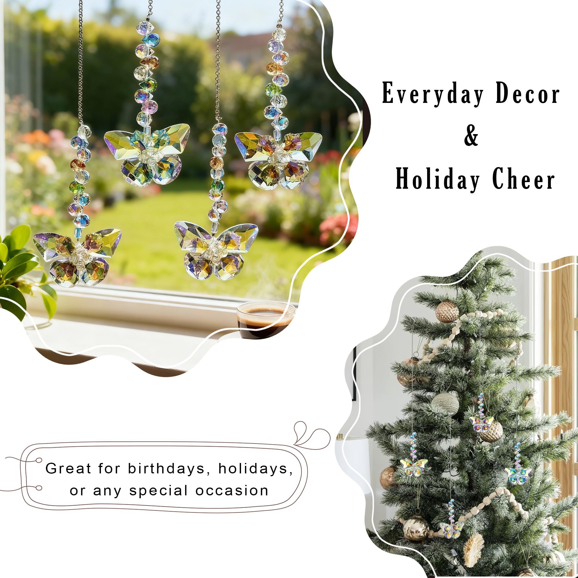 HDCRYSTALGIFTS gift-ready crystal butterfly set for celebrations.
