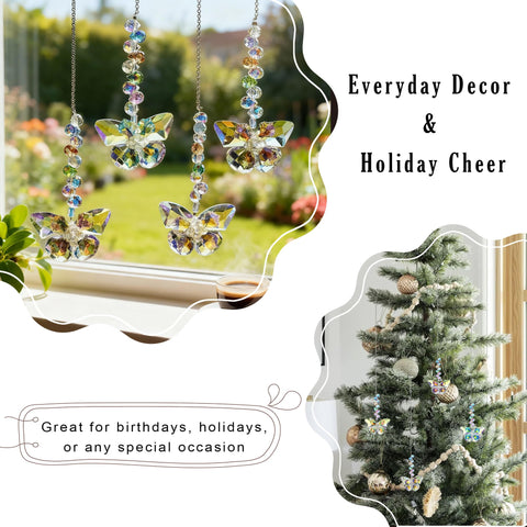 HDCRYSTALGIFTS gift-ready crystal butterfly set for celebrations.