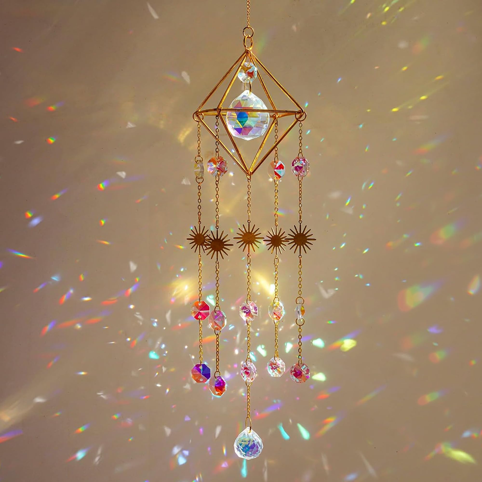 HDCRYSTALGIFTS gift-ready crystal suncatcher suitable for birthdays or housewarmings.
