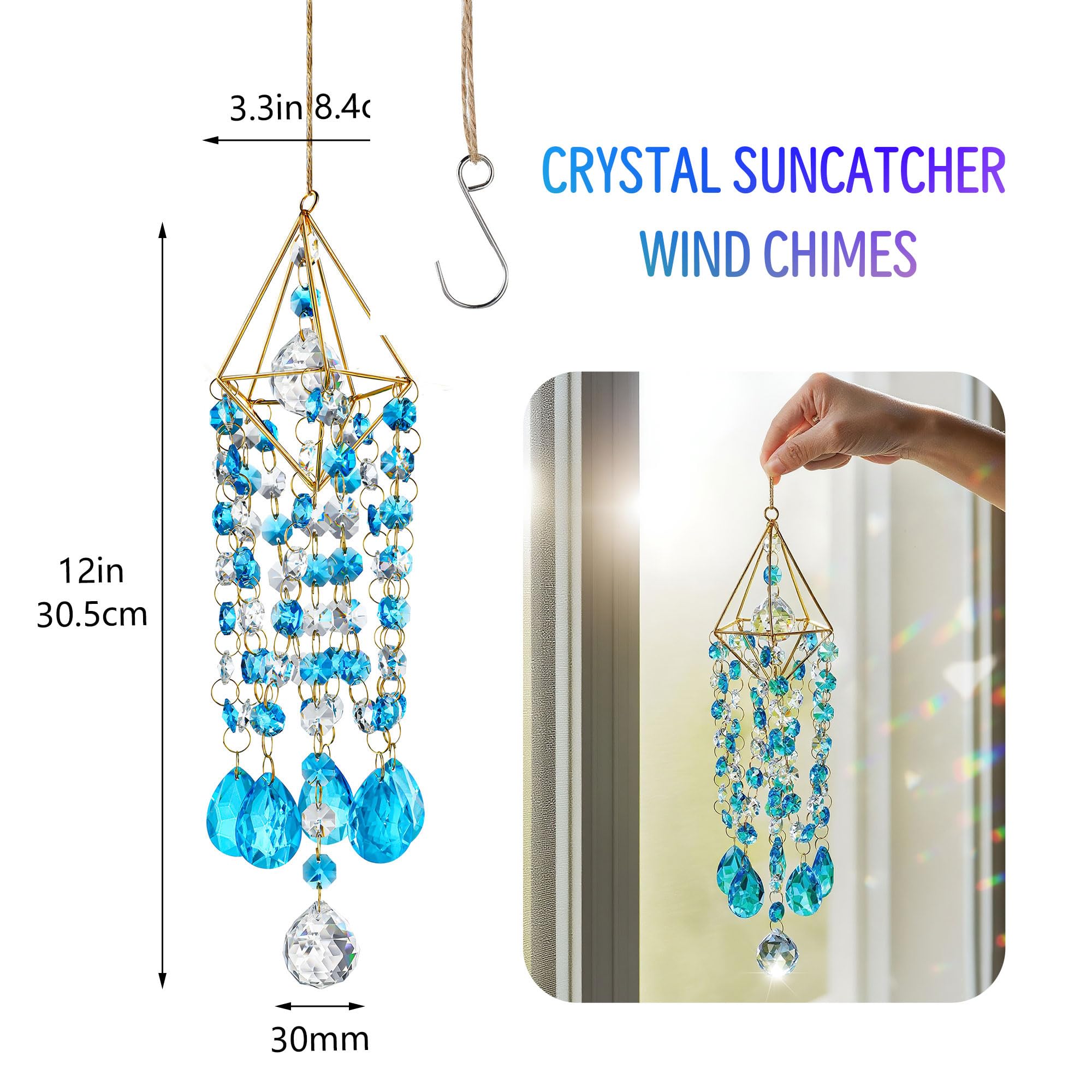 HDCRYSTALGIFTS gold-plated chain closeup showing durable hanging hardware