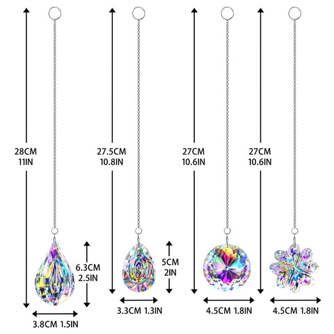 hdcrystalgifts hanging crystal decor for home or garden ambiance