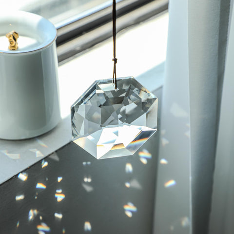 HDCRYSTALGIFTS hanging crystal prisms for windows, porch, or garden decor.