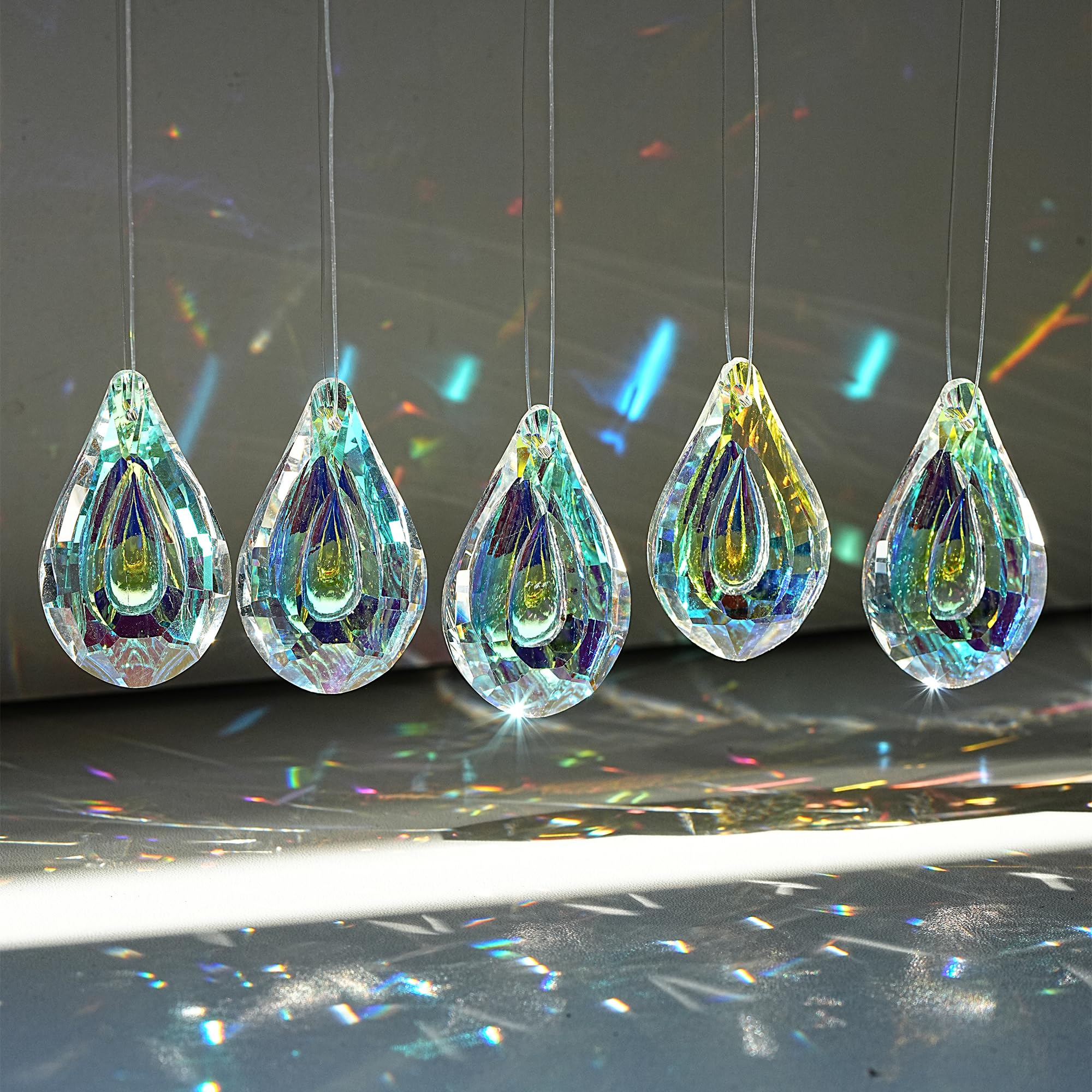 HDCRYSTALGIFTS Durable crystal prisms for indoor or outdoor use