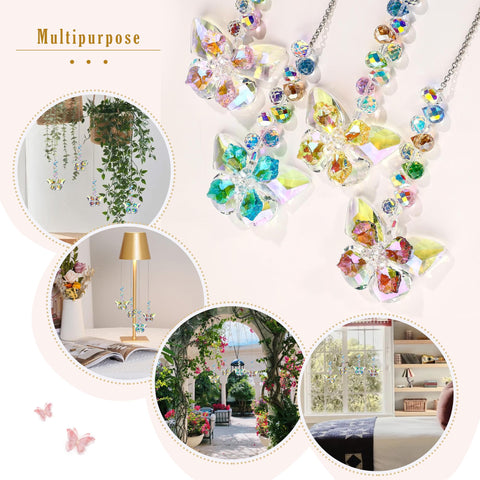 HDCRYSTALGIFTS premium crystal prisms maximize sparkle in sunlight.