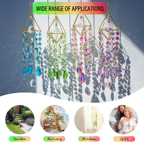HDCRYSTALGIFTS premium crystals creating clear light play