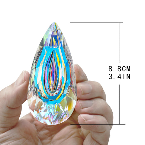 HDCRYSTALGIFTS rainbow-maker prism brings brilliant color to any room