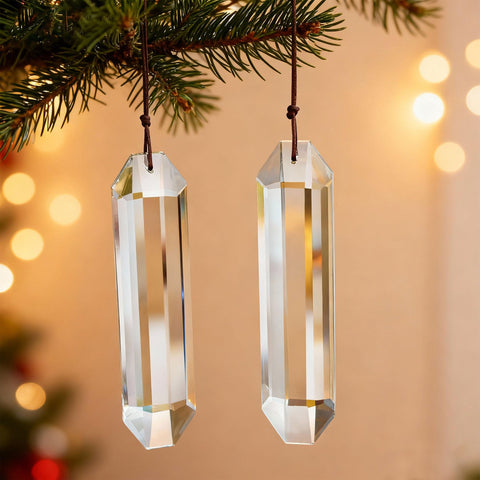 HDCRYSTALGIFTS crystal suncatcher distributes rainbow light across room