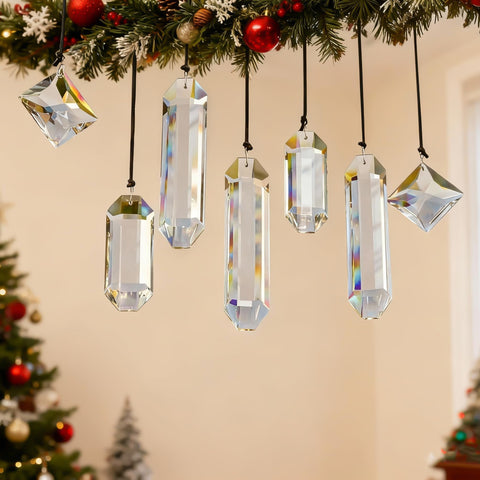 HDCRYSTALGIFTS easy to hang with string and hook included