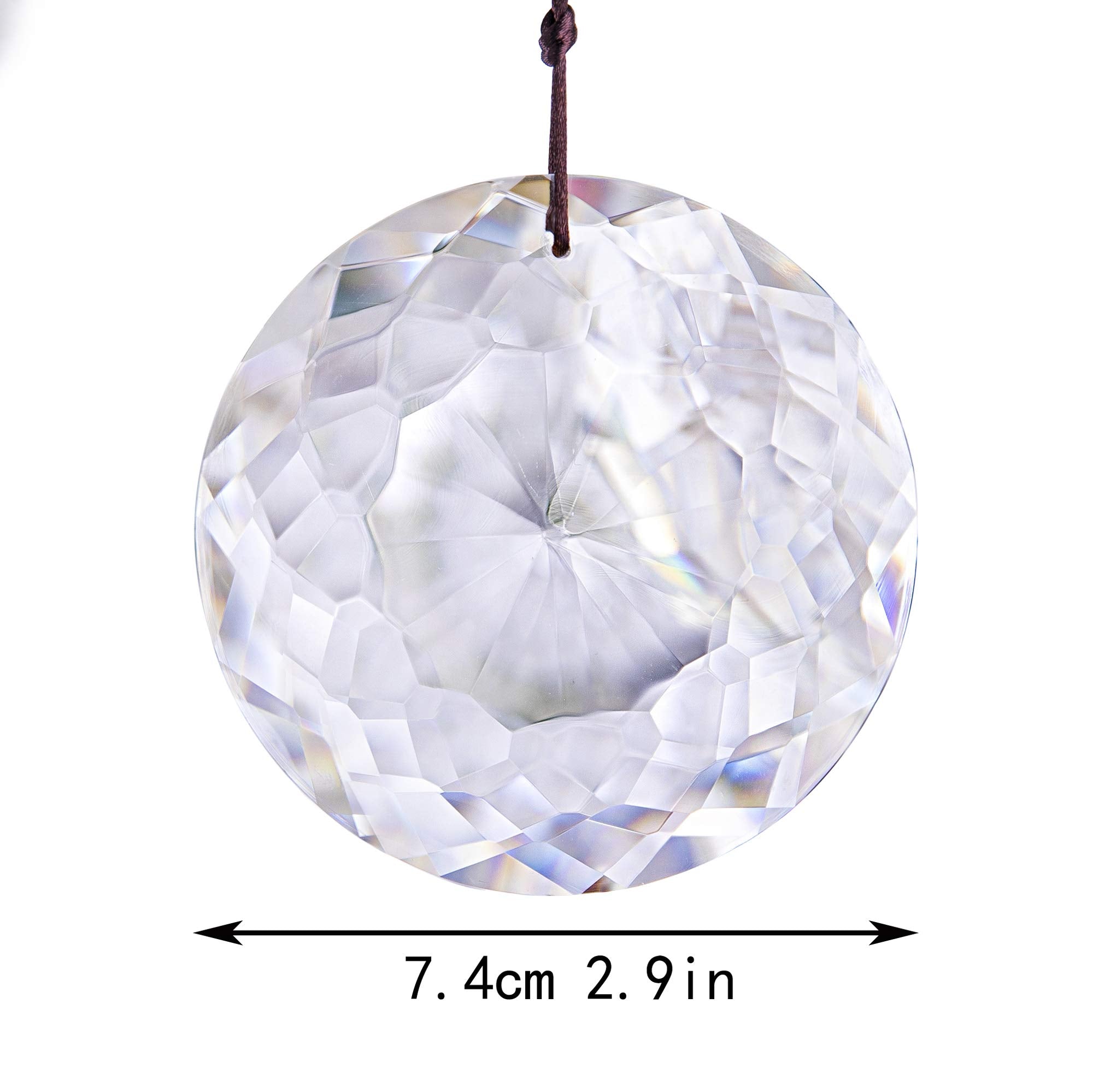 HDCRYSTALGIFTS sunlit rainbow reflections across a room
