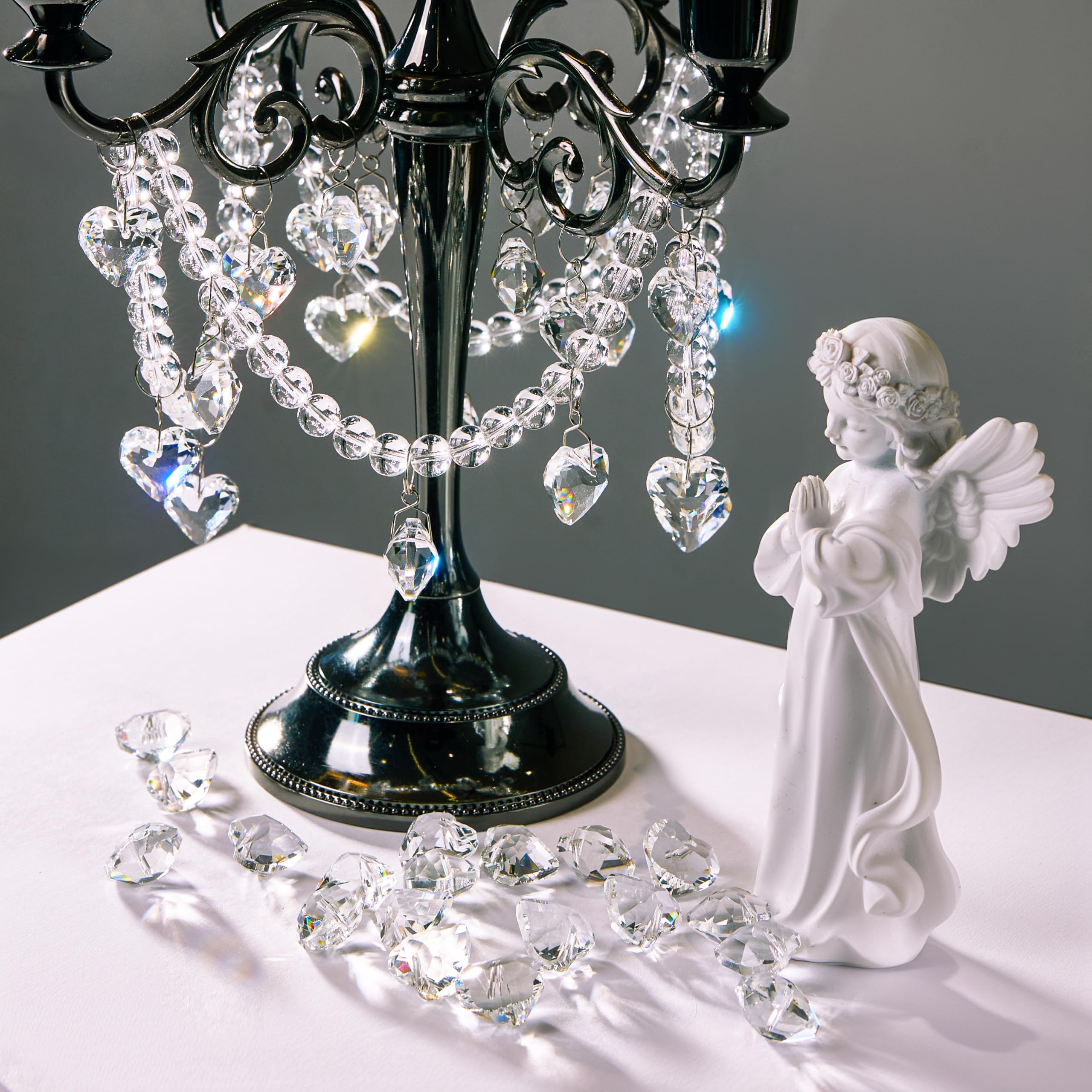 HDCRYSTALGIFTS Valentine's gift crystal heart prisms 20mm timeless sparkle