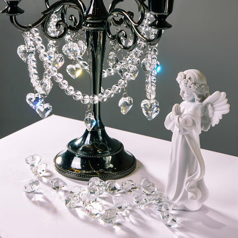 HDCRYSTALGIFTS Valentine's gift crystal heart prisms 20mm timeless sparkle
