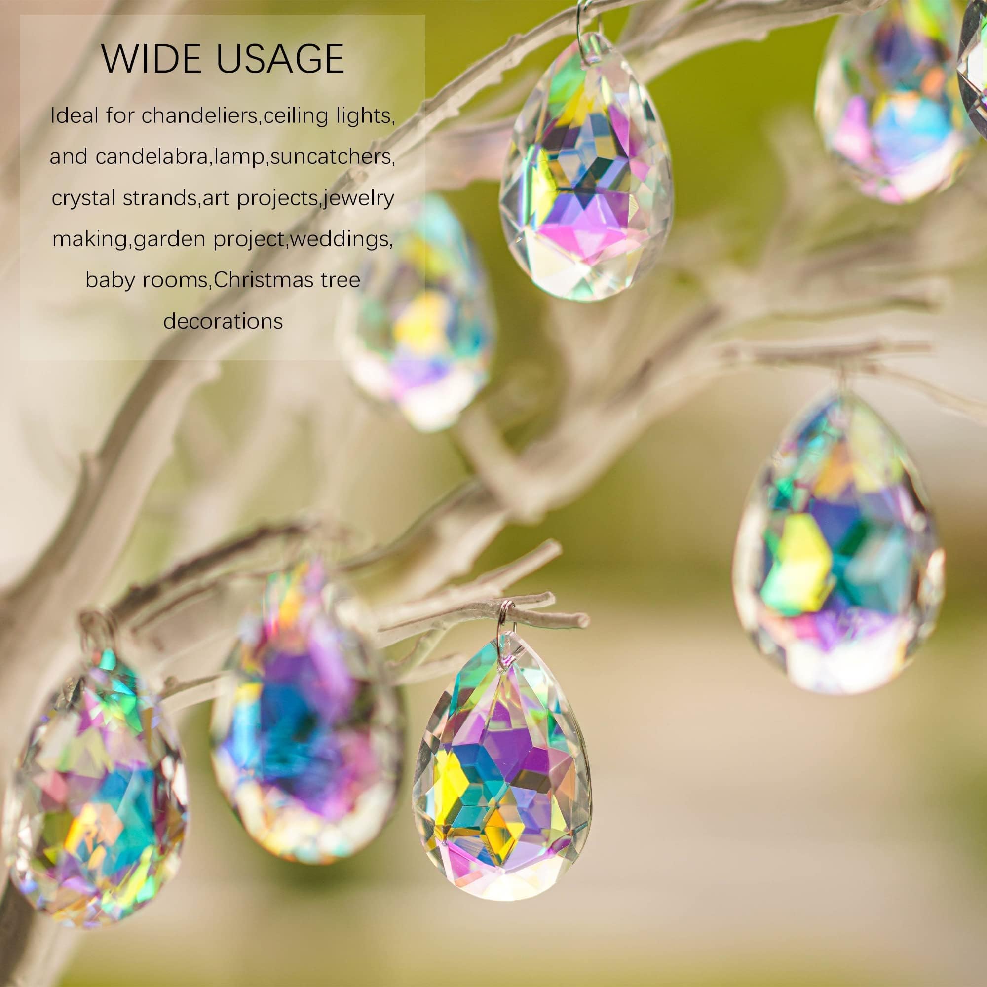 HDCRYSTALGIFTS Crystal prisms for wedding decor and DIY crystal accents