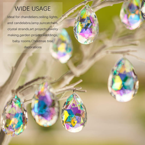 HDCRYSTALGIFTS Crystal prisms for wedding decor and DIY crystal accents