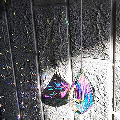 HDCRYSTALGIFTS Window decor suncatcher prisms create rainbow light displays