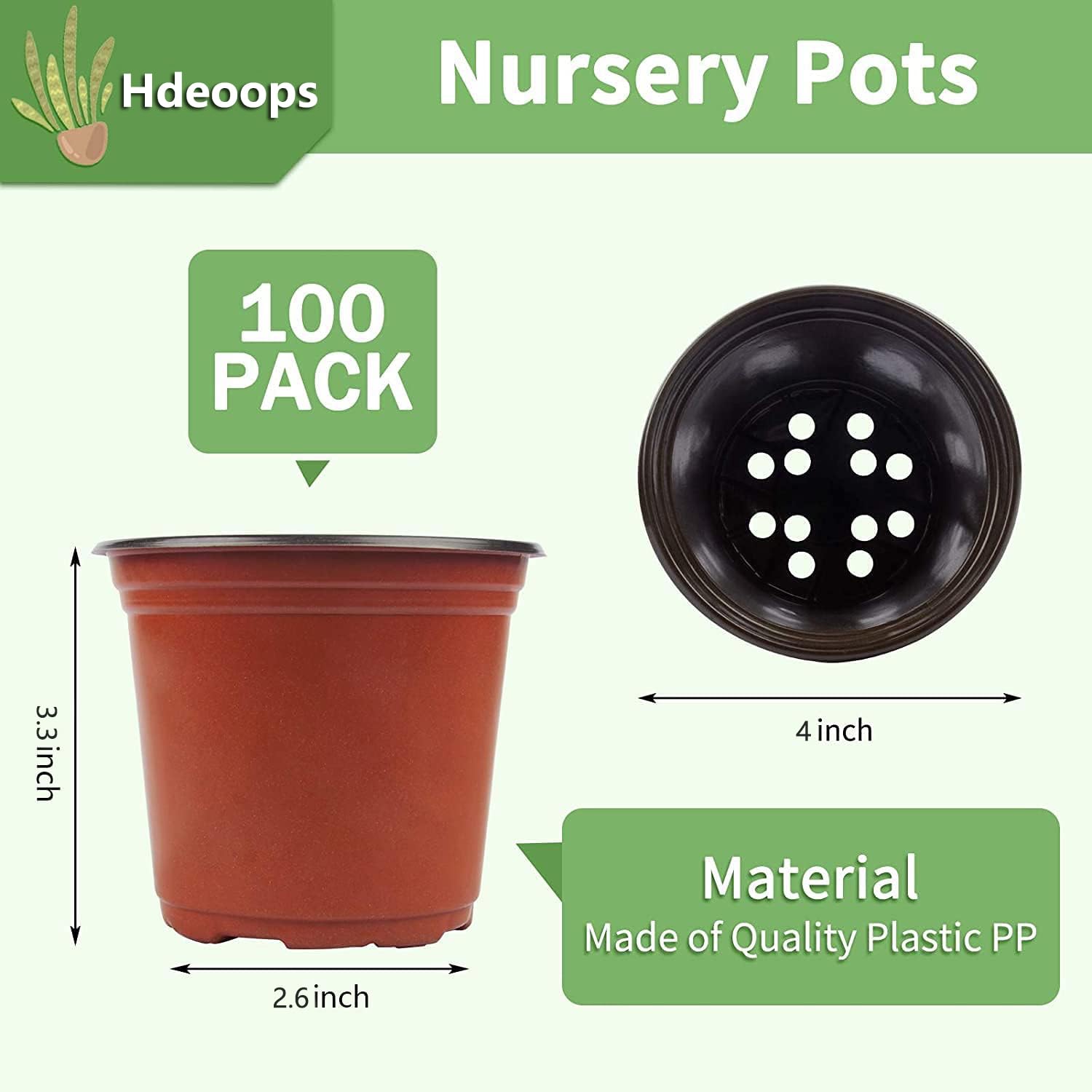 Hdeoops soft plastic nursery pot resists cracking, enabling reuse