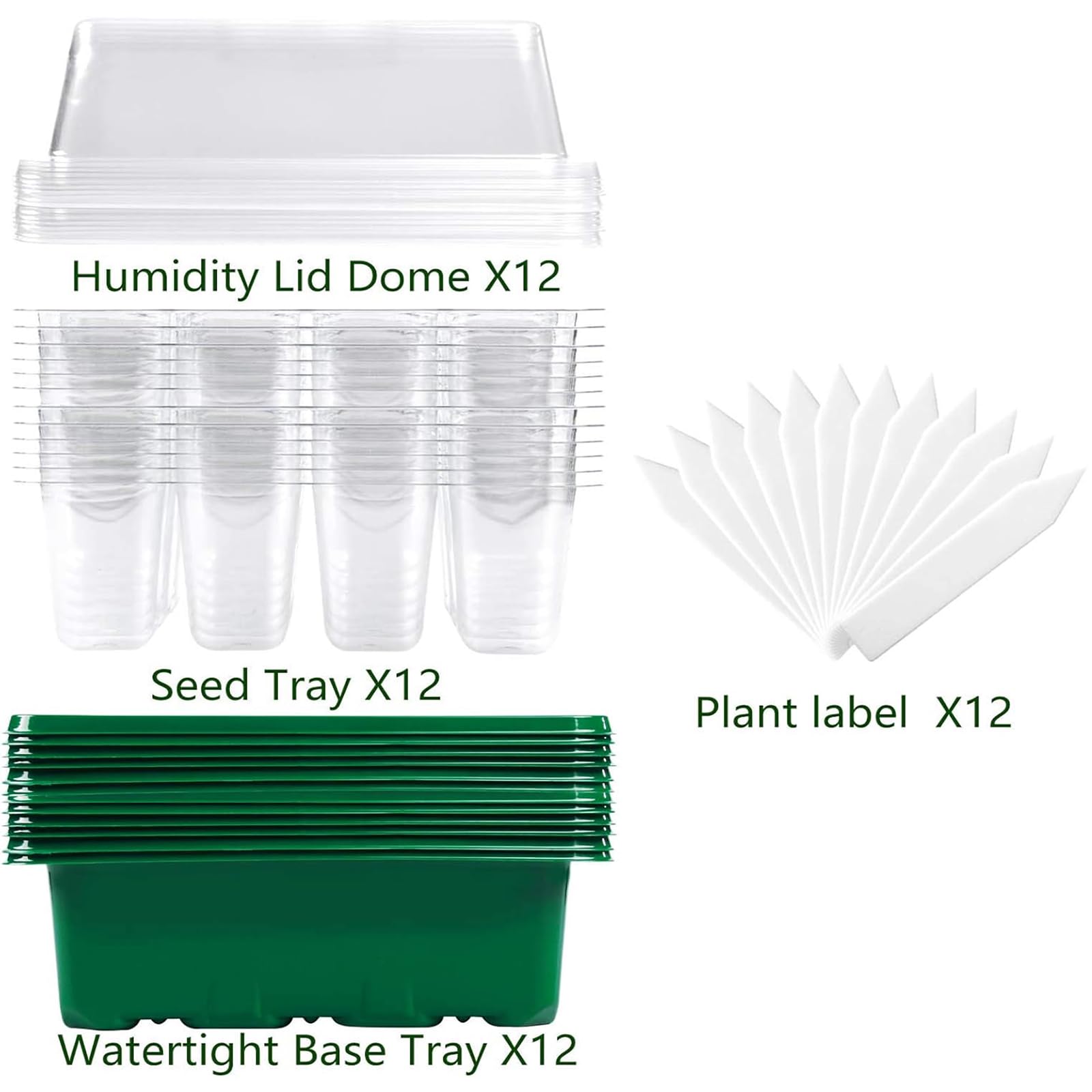 Hdeoops seed tray drainage holes prevent root oversaturation and promote healthy growth.