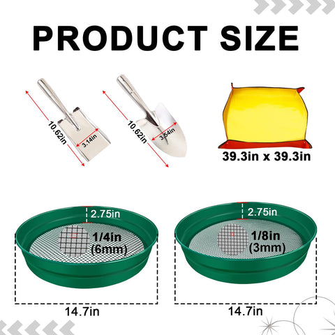 HDMATRL heavy-duty sifter frame ready for rugged outdoor use.