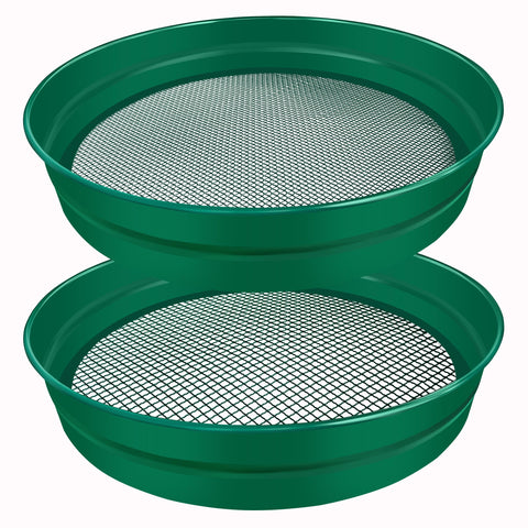 HDMATRL soil sifter 14.7-inch diameter for fast debris removal in gardens.
