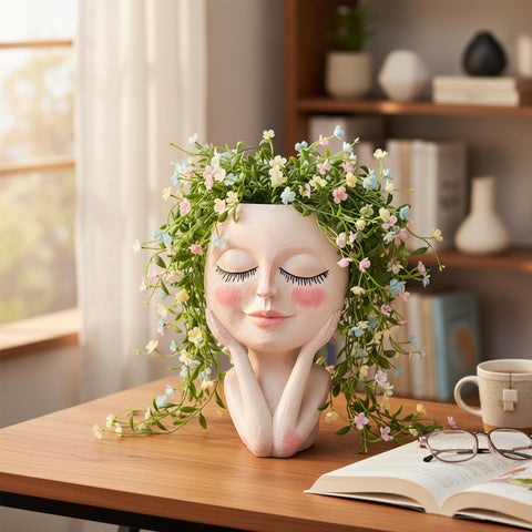 HDOOMN Face Planter serves as a decorative accent item