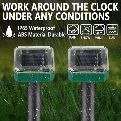 HDView four-pack set provides broad coverage for lawns and gardens.