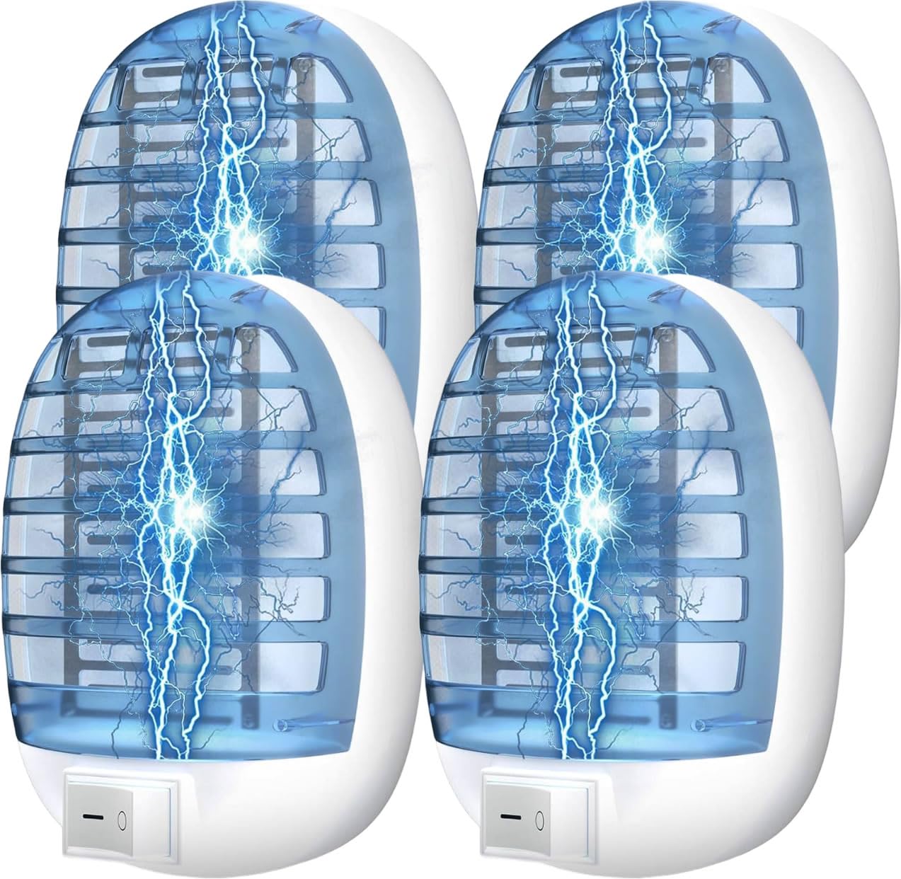 HDView indoor bug zapper in a 4-pack setup ideal for multi-room pest control