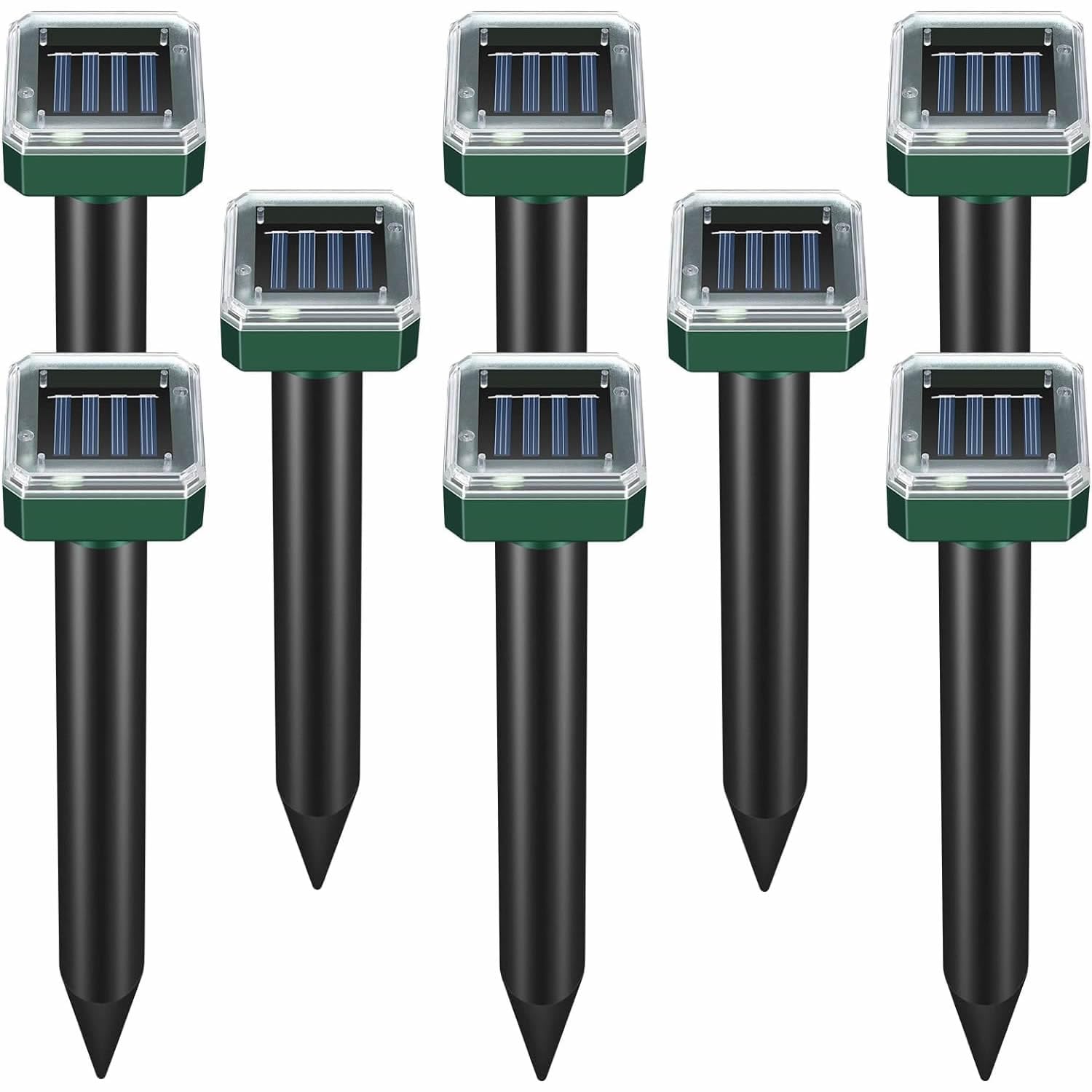 HDView mole repellent solar-powered unit protects your lawn
