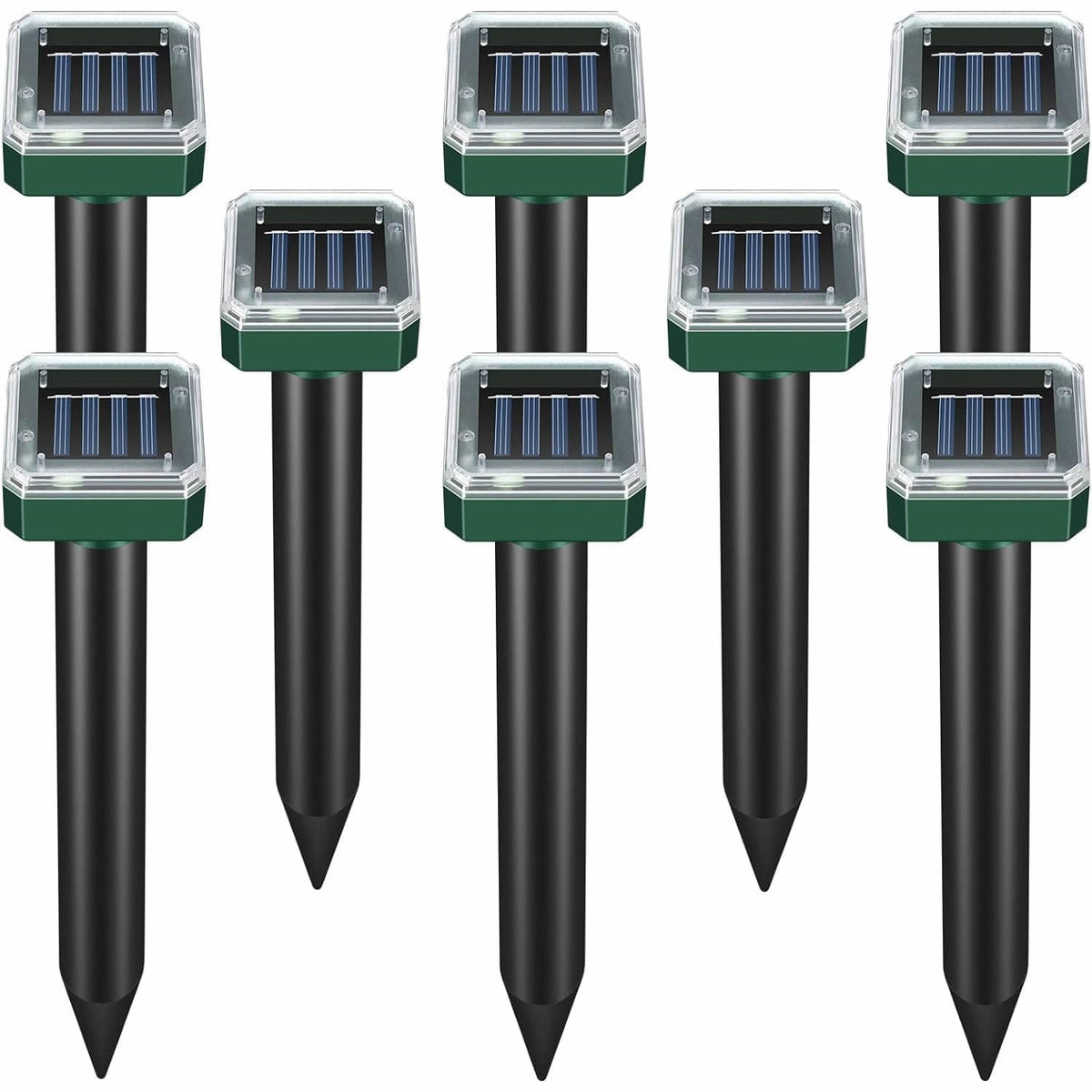 HDView mole repellent solar-powered unit protects your lawn