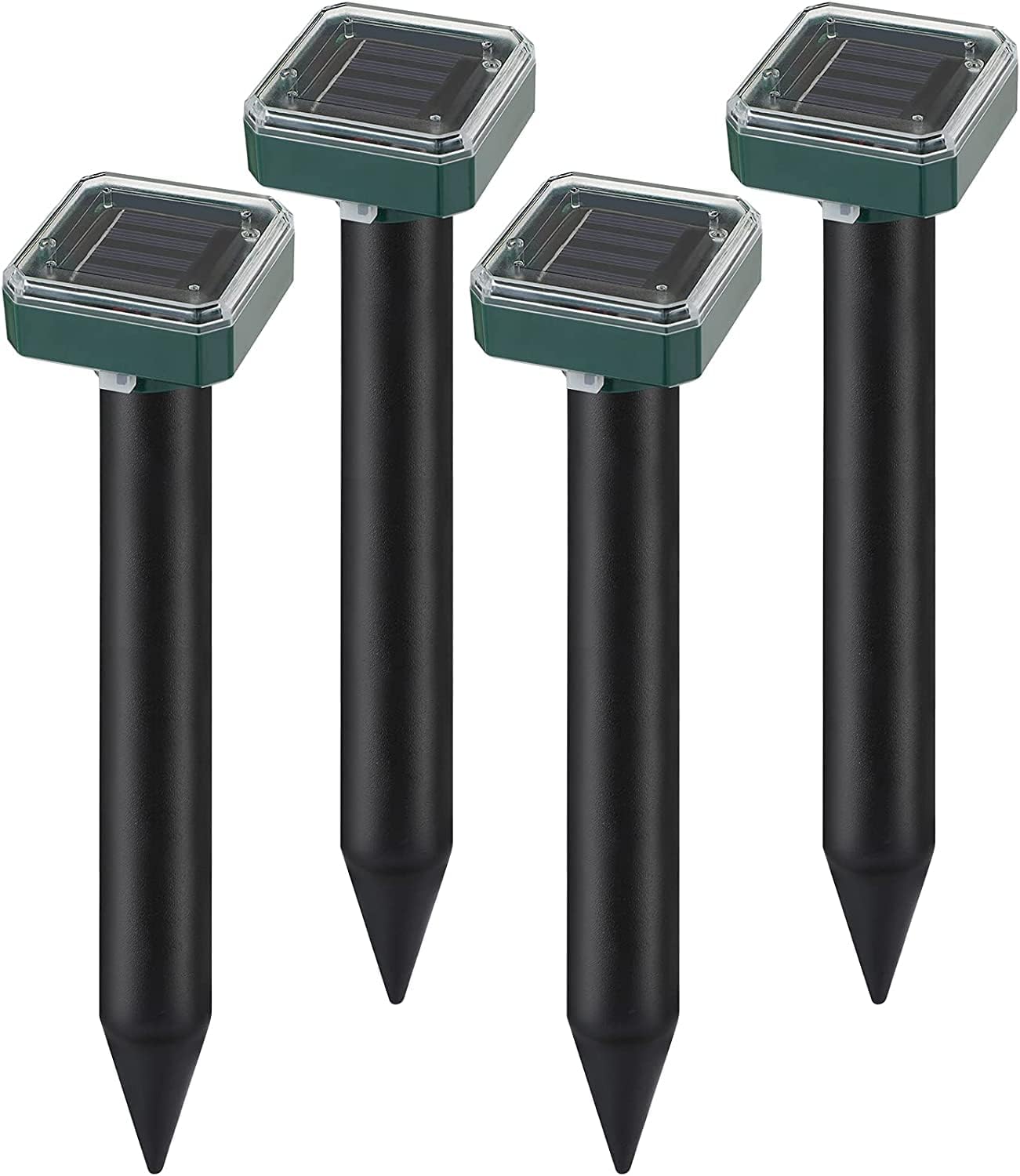 HDView mole repellent solar unit protects lawns using solar power.
