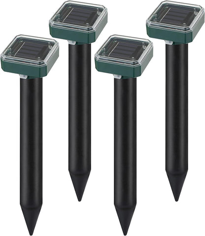 HDView mole repellent solar unit protects lawns using solar power.