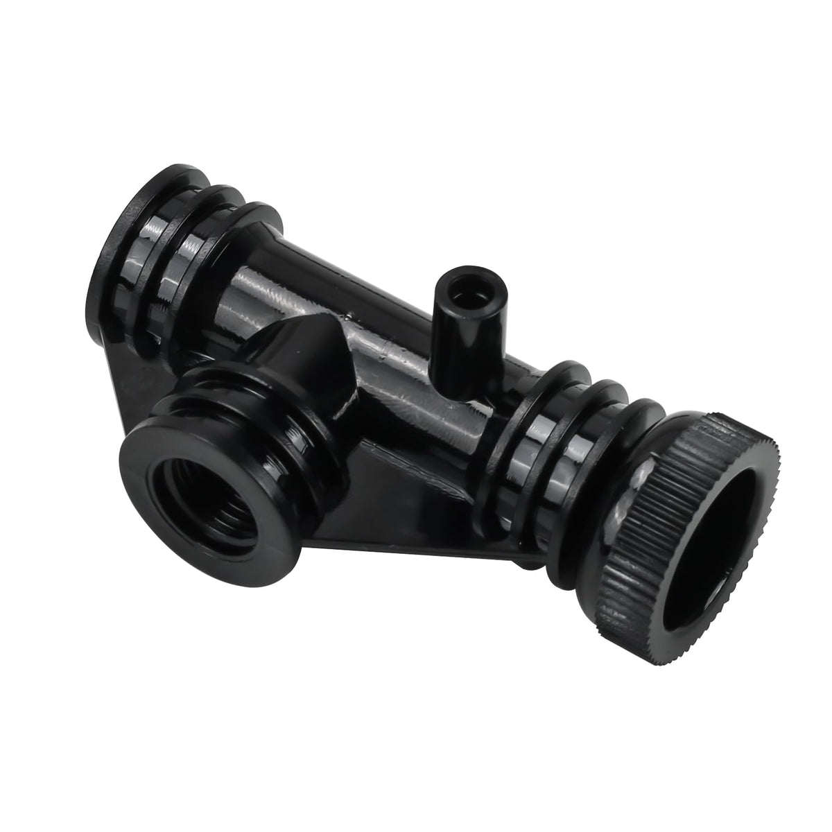 HDWGGD 154689 air bleeder tee assembly visibly vents trapped air for smoother filtration.