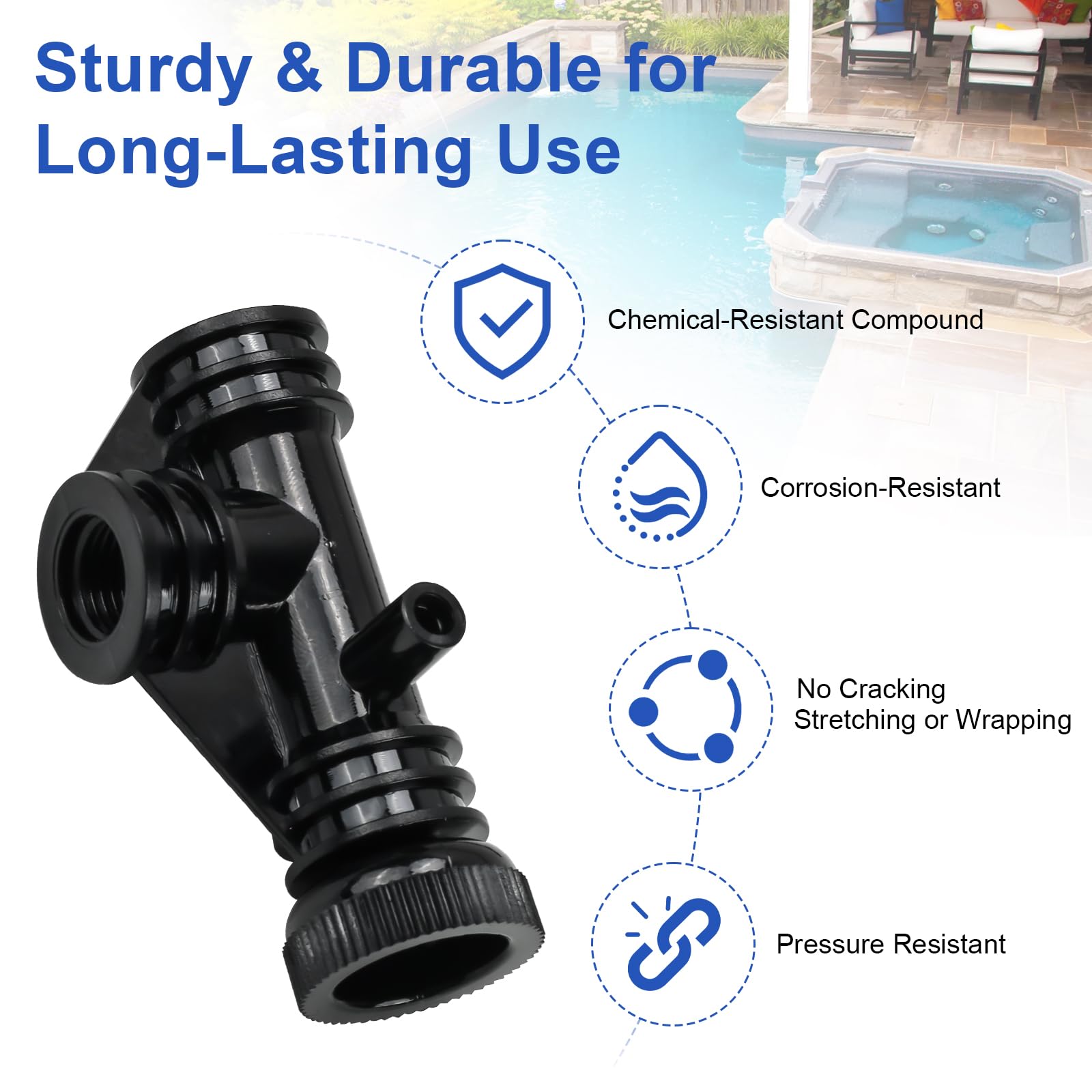 HDWGGD air release valve helps easy, tool-free installation.