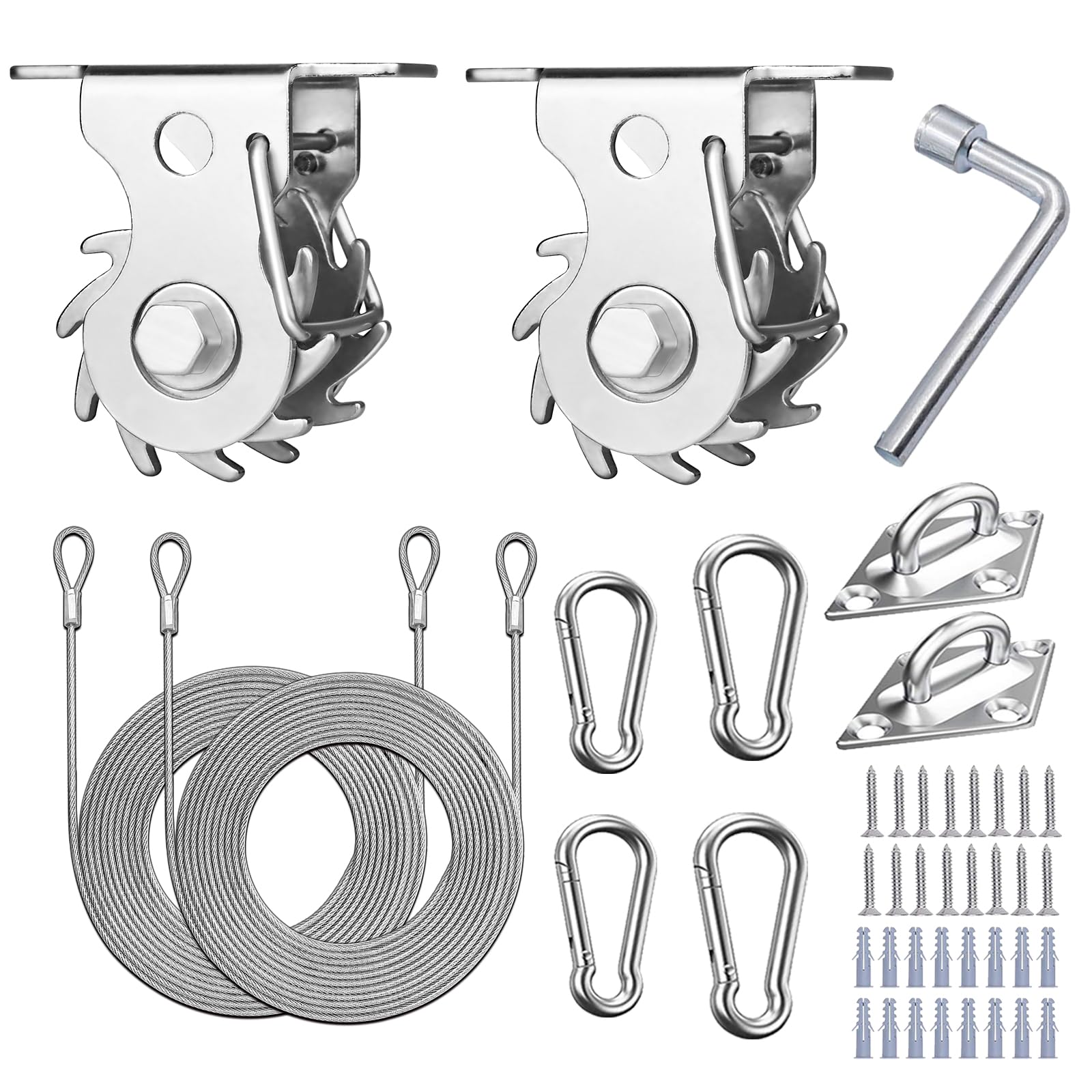 HDYAR shade sail hardware kit winches for adjustable outdoor tension