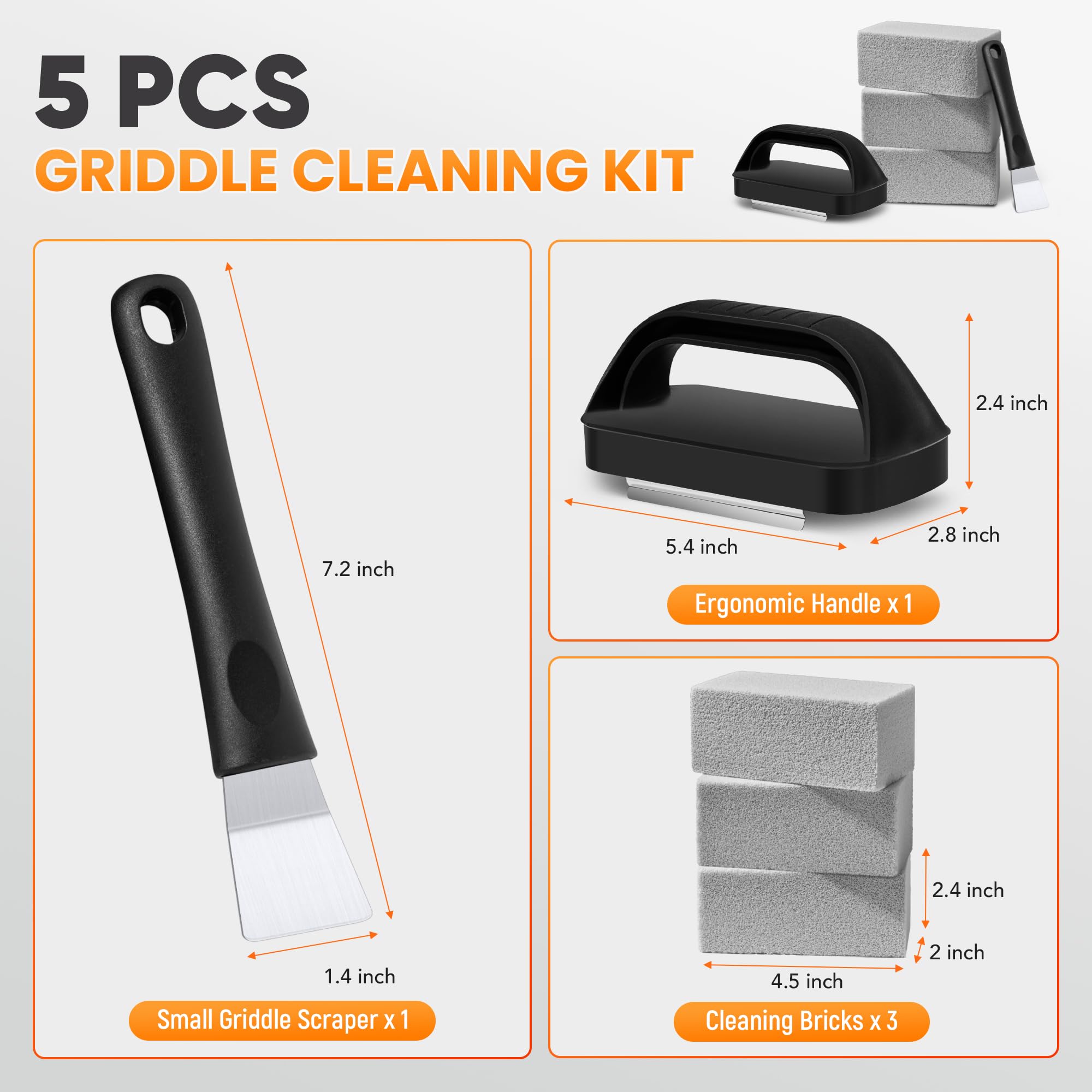 HE-SANQI ceramic pumice stone close-up, safe and non-scratch cleaning