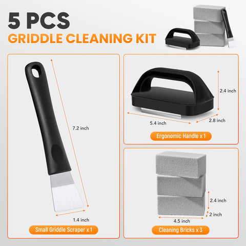 HE-SANQI ceramic pumice stone close-up, safe and non-scratch cleaning