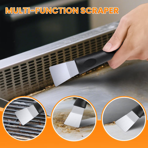HE-SANQI dual-engine cleaning action in use on greasy surfaces
