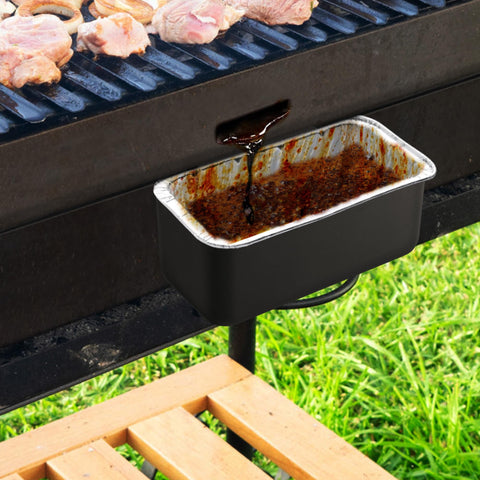 HE-SANQI grease catcher compatible with 17–36 inch griddles for extended cooks