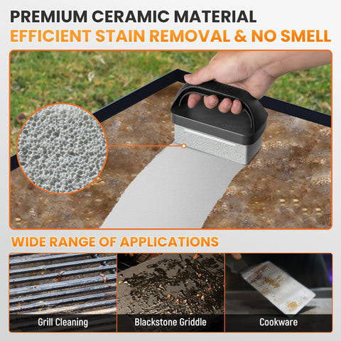 HE-SANQI cleaning pads provide strong grip and durable scrubbing power