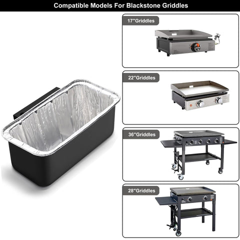 HE-SANQI installation tools shown for quick, secure setup on a Blackstone griddle