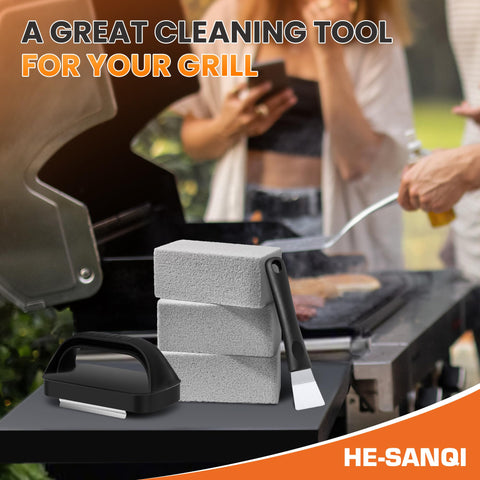 HE-SANQI kitchen cleaner pack ready for post-BBQ cleanup