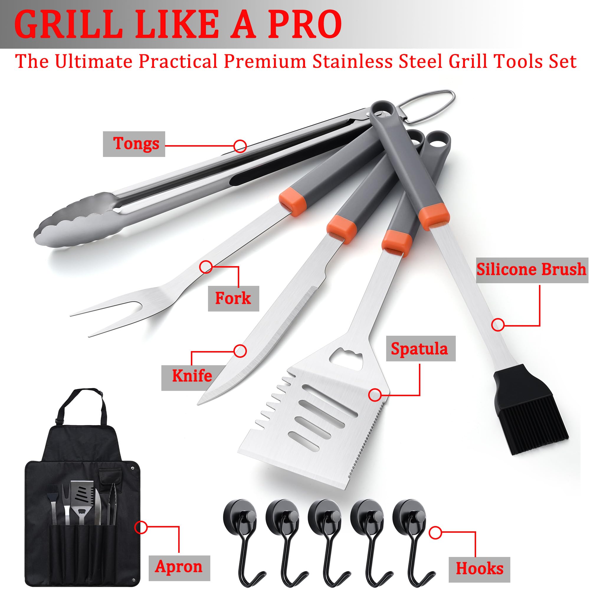 HE-SANQI meat-piercing fork for precise checks and tender results.