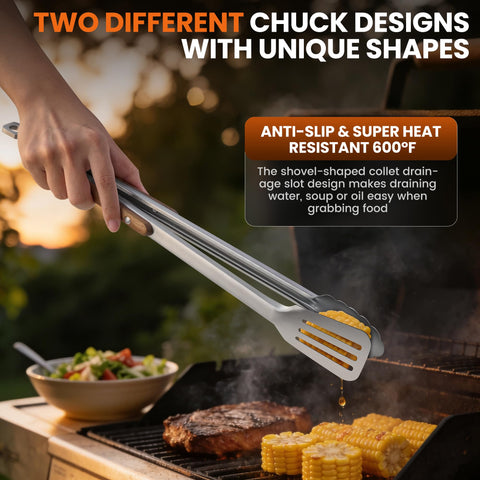 HE-SANQI wooden ergonomic handles block heat for a comfortable grip.