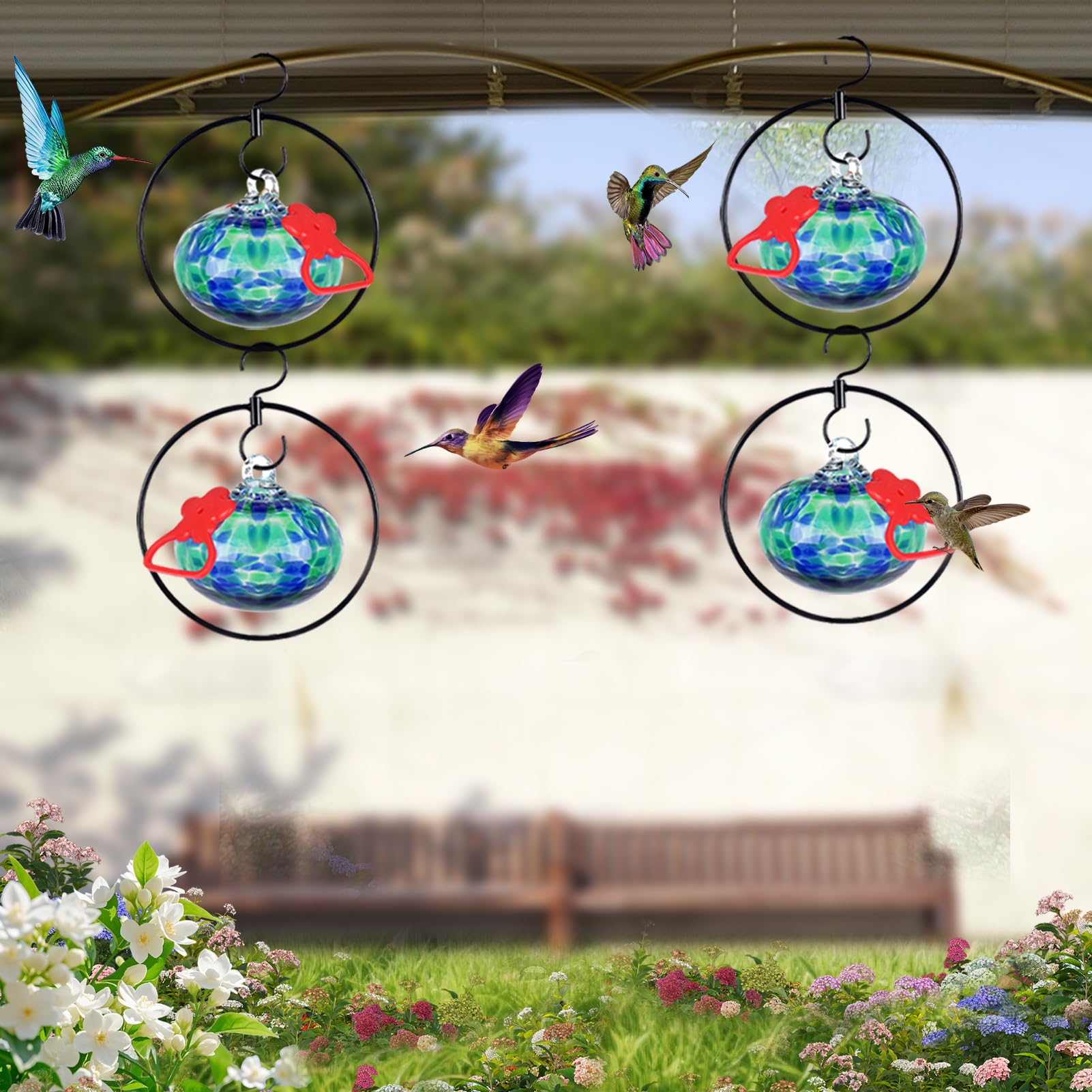 HEADAK LIFE anti-bee-proof design keeps ports clear during visits