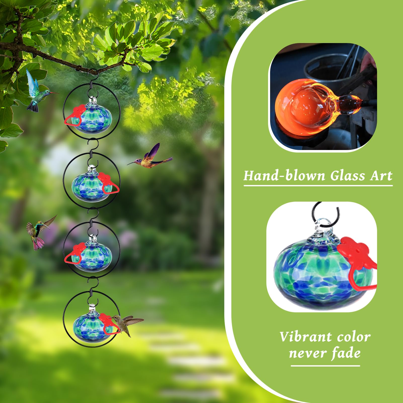 HEADAK LIFE hanging feeder with adjustable perches for flexible placement outdoors