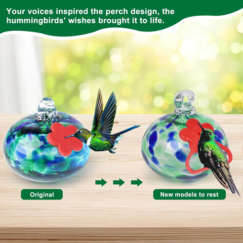 Headak Life hummingbird feeder installed outdoors for vibrant garden visits.