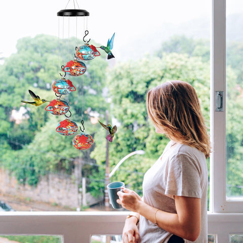 Headak Life outdoor décor and feeder brightens gardens, balconies, and entryways