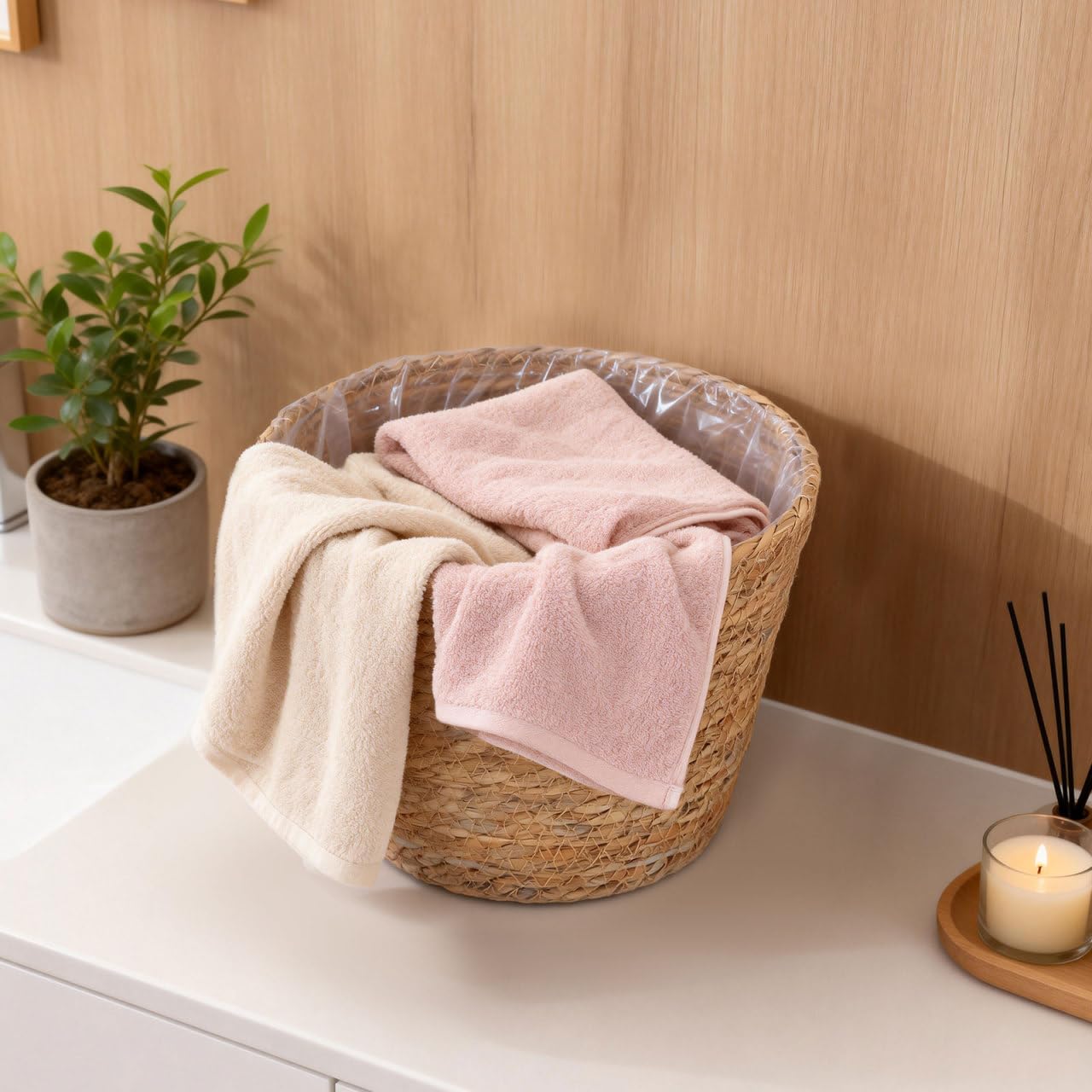 Healifty handcrafted baskets offer durable, stylish plant organization.