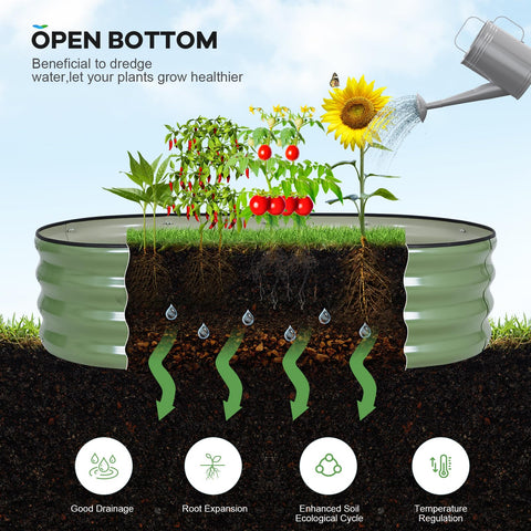 HEALSTOK rust resistant coating preserves outdoor garden bed